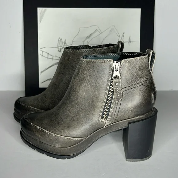 NEW! Sorel Blake Quarry Chunky Heeled Waterproof Distressed Boots Size 6… - Picture 5 of 16
